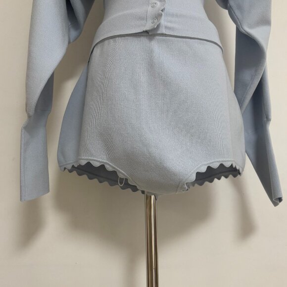 Helsa Women's Blue and Grey Cardigan - Picture 7 of 16